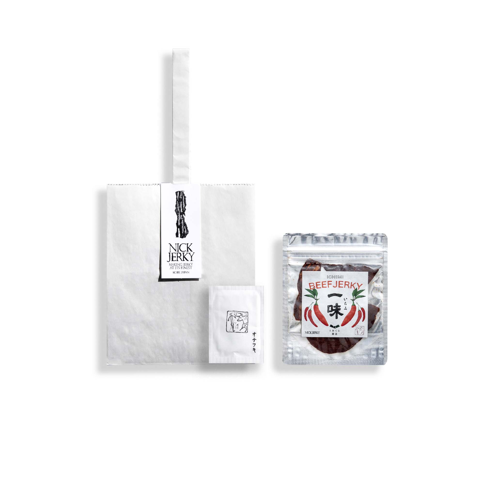 一味ビーフジャーキー 12g 手土産袋付き BEEF JERKY NICKJERKY ニックジャーキー