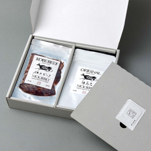 無添加熟成ジャーキー6種 ギフトボックス イメージ NICKJERKY