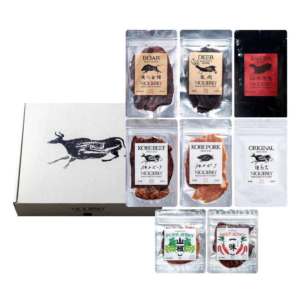 無添加熟成ジャーキー8種 ギフトボックス L THE JERKY 8 NICKJERKY ニックジャーキー