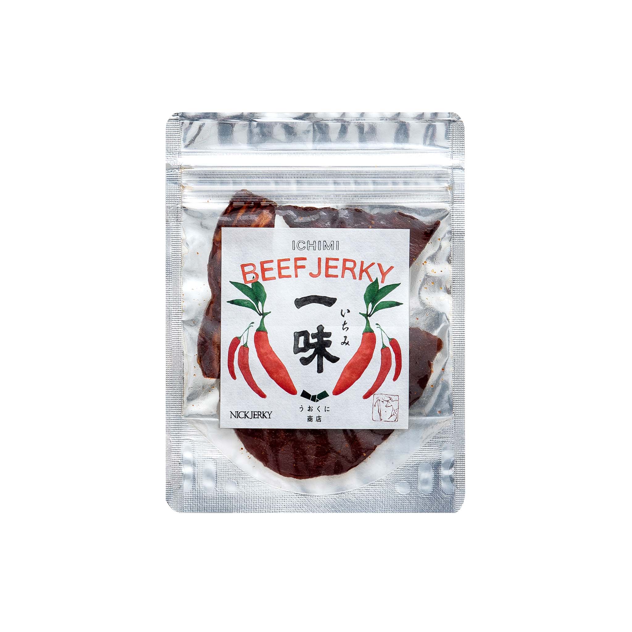 ビーフ】一味ビーフジャーキー 12g｜手土産袋付き – NICKJERKY