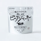塩だけでつくる熟成ビーフジャーキー 12g パッケージ表 NICKJERKY